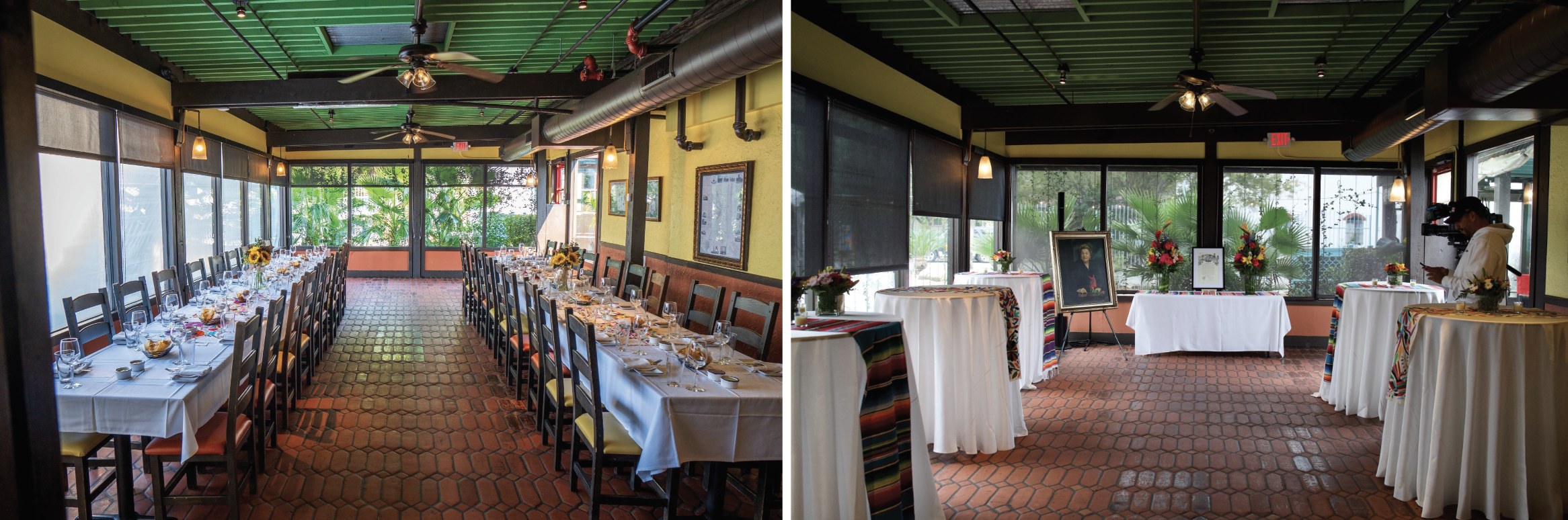 The Original Ninfa's on Navigation - Private Dining - Mama's Room - Seated Style & Cocktail Event Set-up